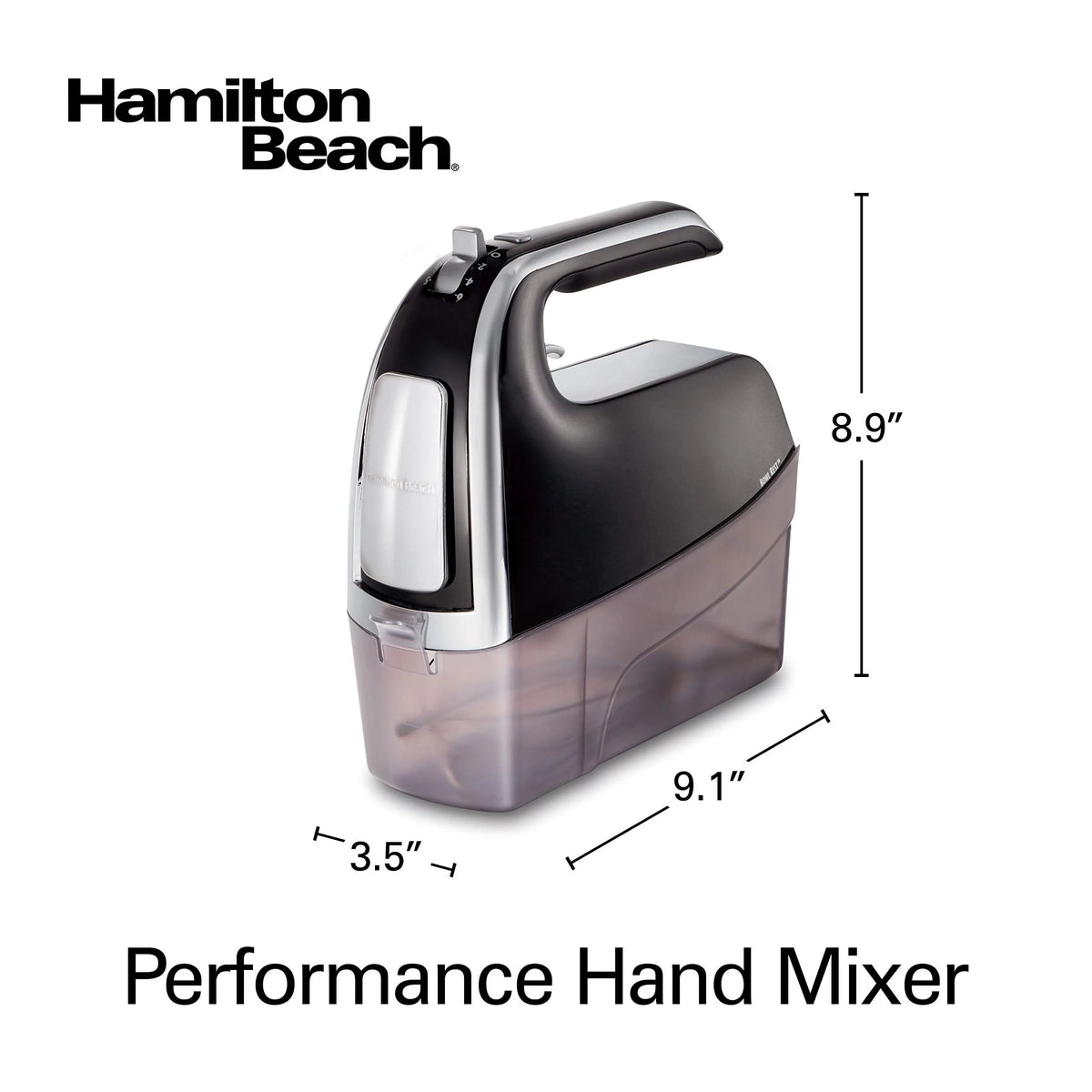 Black 6-Speed Electric Hand Mixer M480794