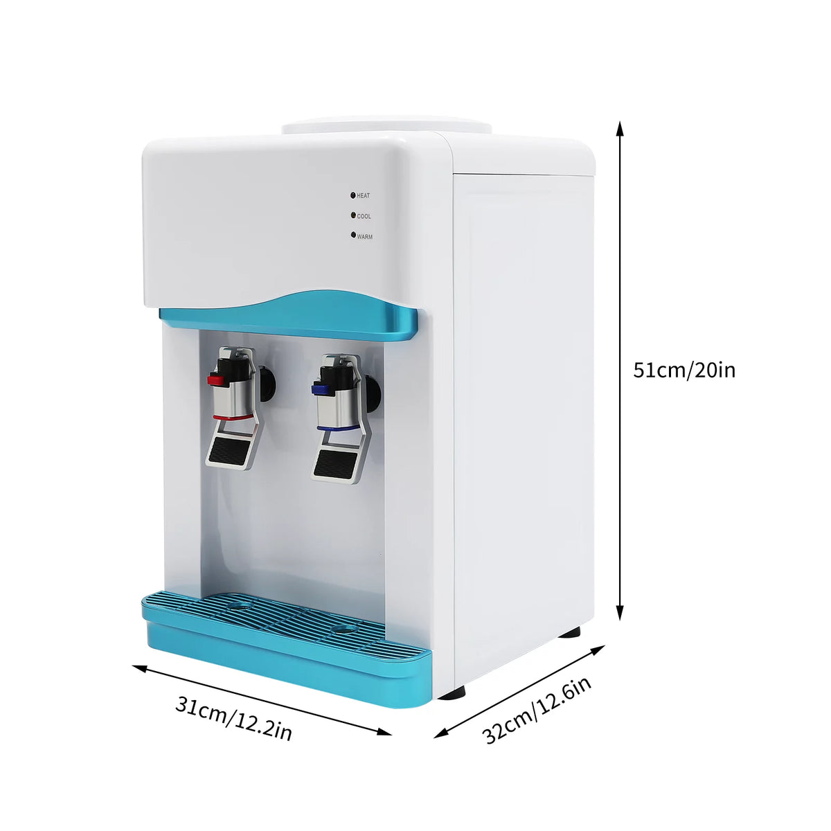 Hot & Cold Water Cooler Dispenser with Child Safety Lock S66658