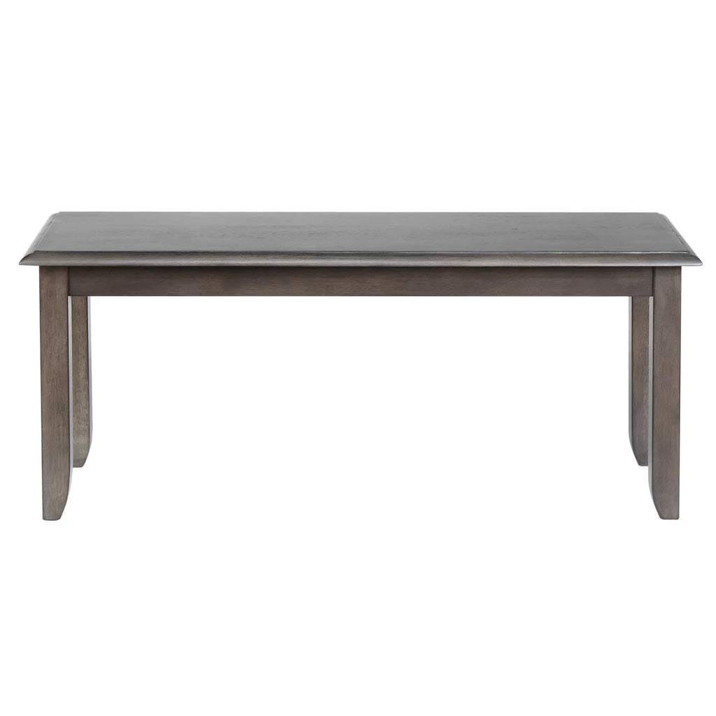 Gray Wood Dining Bench E5410