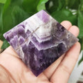 4-6cm Natural Amethyst Crystal Pyramid Gem Stone N5729