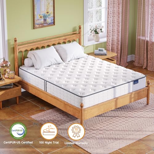 Full Size 12 Inch Hybrid Innerspring Memory Foam Mattress Y8959