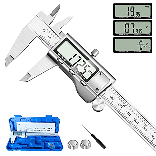 6 Inch Stainless Steel Digital Caliper W539