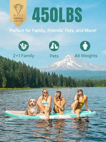 Inflatable Stand Up Paddle Board with Anti-Slip EVA Deck Y2492