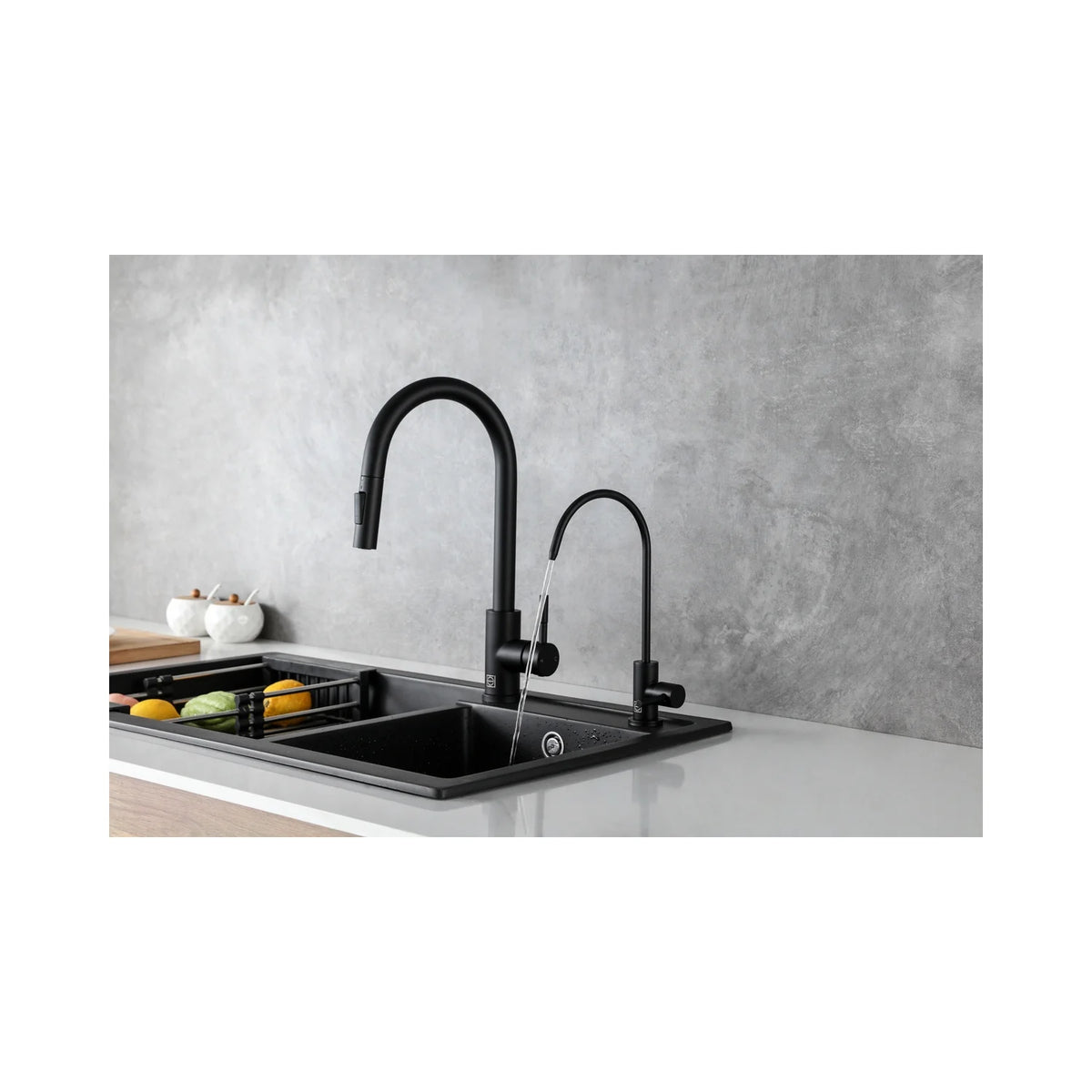 Single Handle Cold Water Dispenser Matte Black B343600