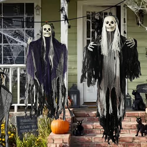 3 Pack Halloween Hanging Ghosts Decorations G21636