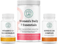 Vitamin D3+K2 Chewables & Super B-100 Complex Bundle P33291