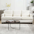 89" Boucle Upholstered 3 Seater Sofa X66454
