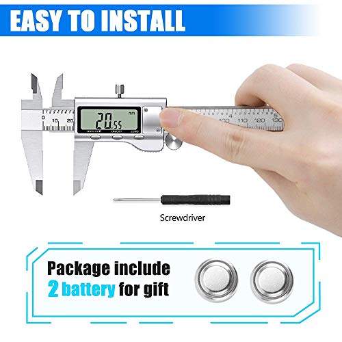 6 Inch Stainless Steel Digital Caliper W539