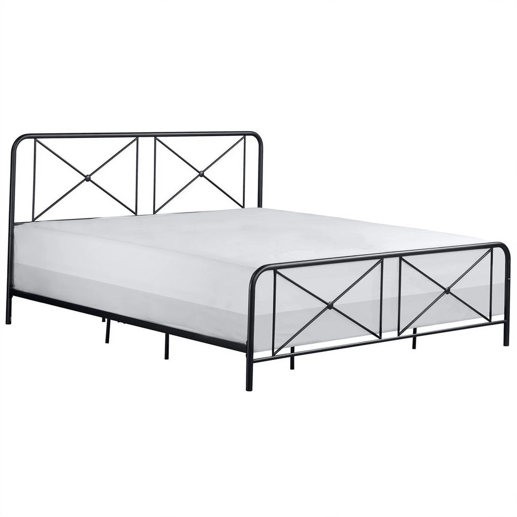 Metal King Bed Black G8975