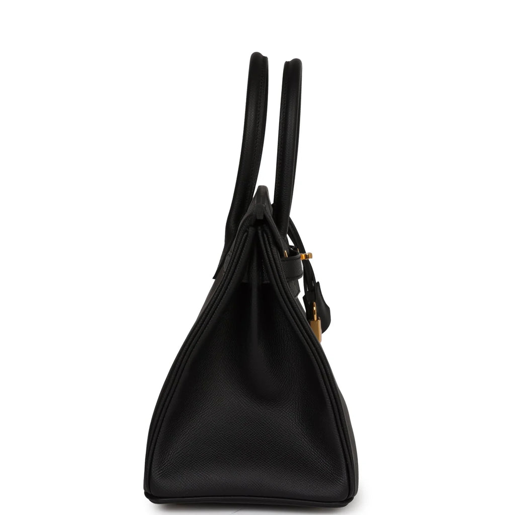 Black Leather Handbag W45788