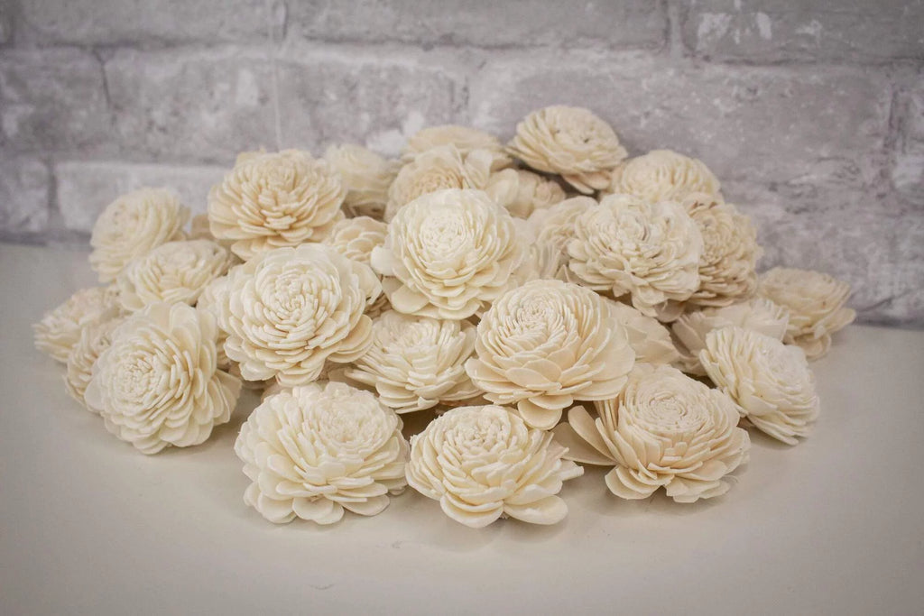 2" Sola Wood Flower Assortment 50 Pack Q2317