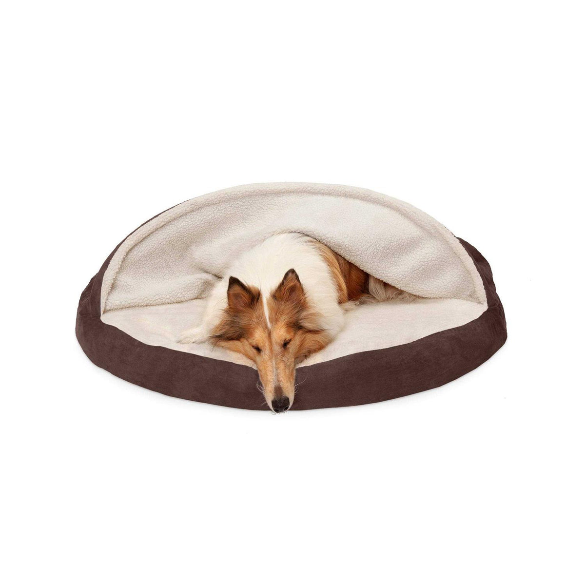Faux Sheepskin Orthopedic Pet Dog Bed M4778