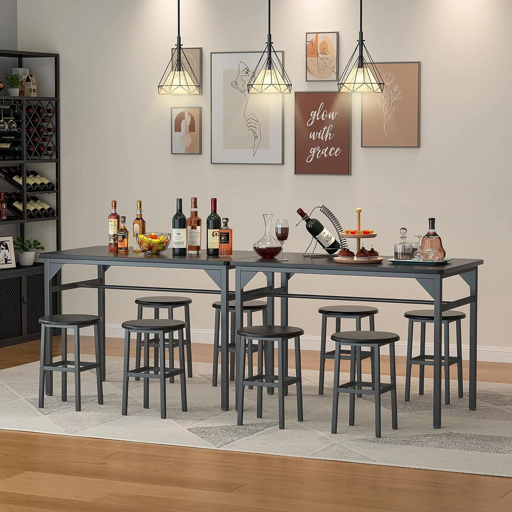 Black Dining Table Set for 4 C71998