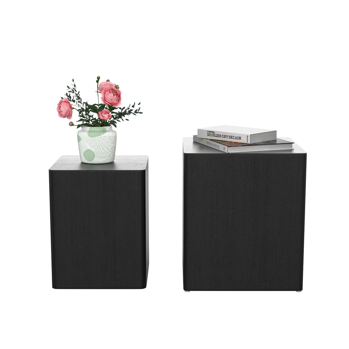 Black Oak Nesting Table Set of 2 U28208