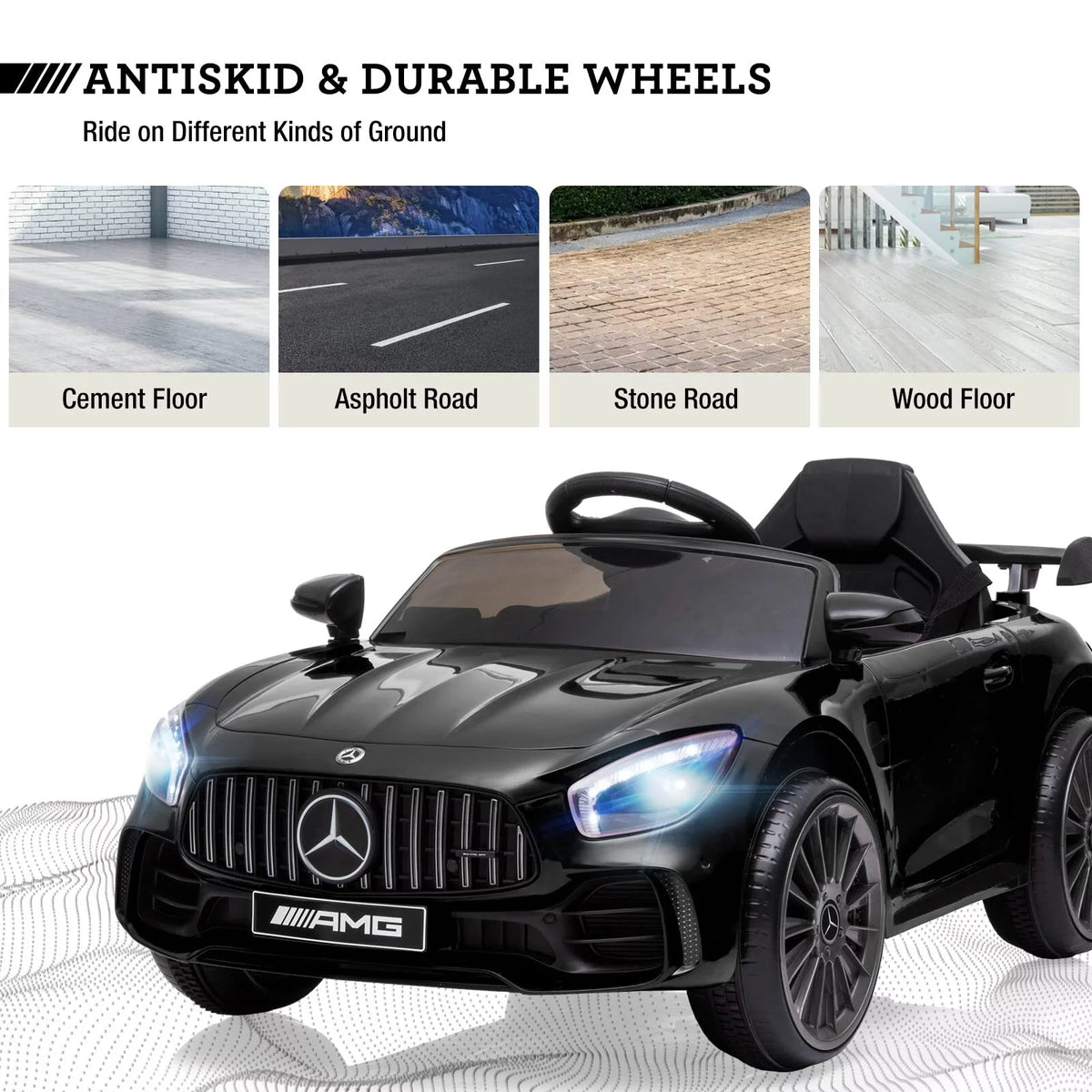 12V Battery Powered Kids Ride on Car with Remote Control P623067