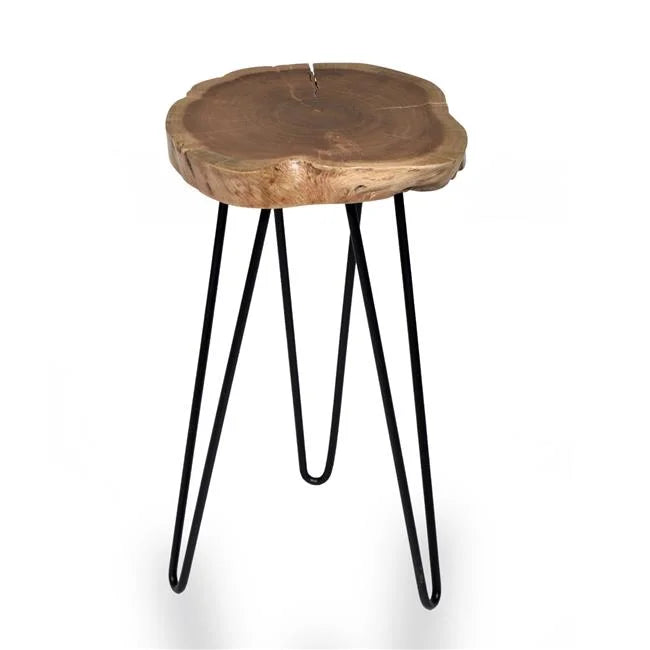 Live Edge Accent Table Top, Black S226721