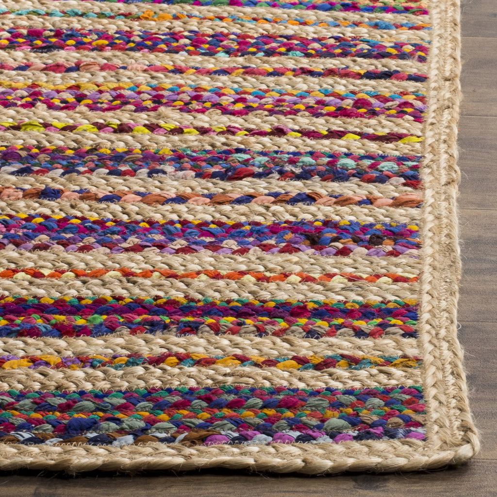 Colorful Braided Area Rug 2'3" x 8' P610169