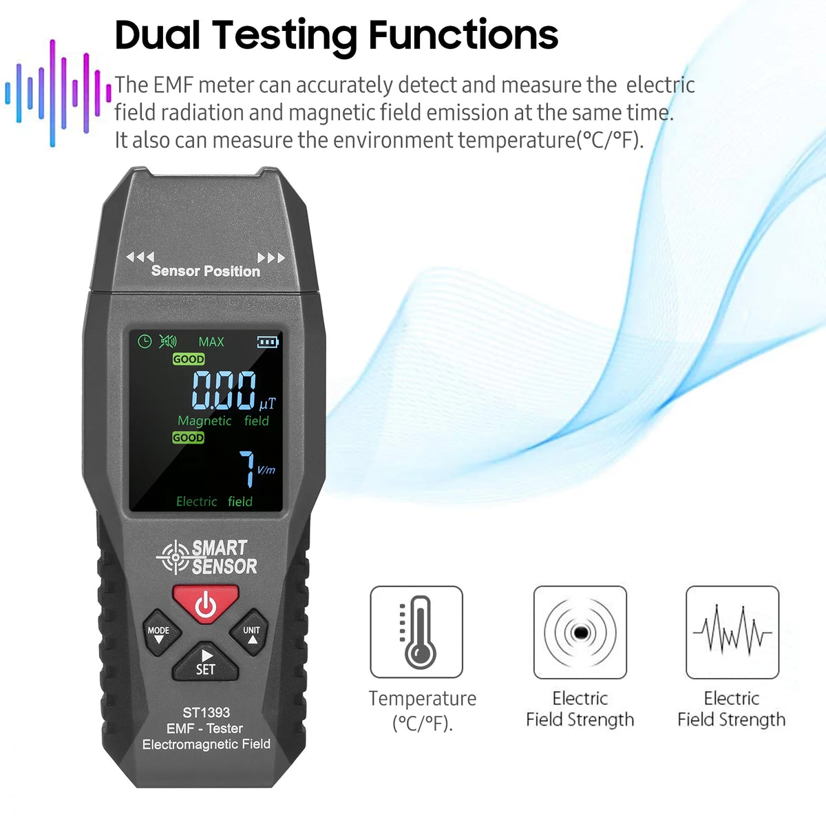Digital LCD Handheld EMF Detector O1775