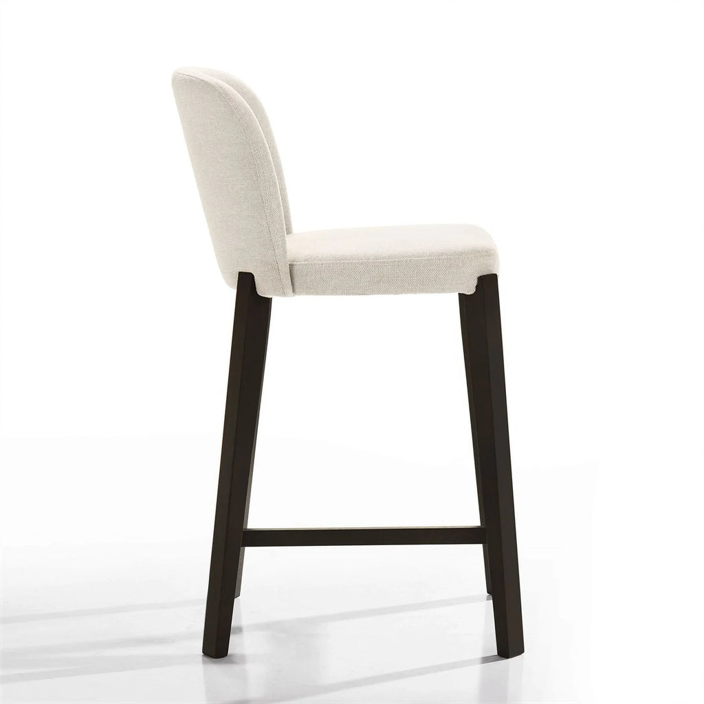 26" Solid Wood and Fabric Counter Stool C479