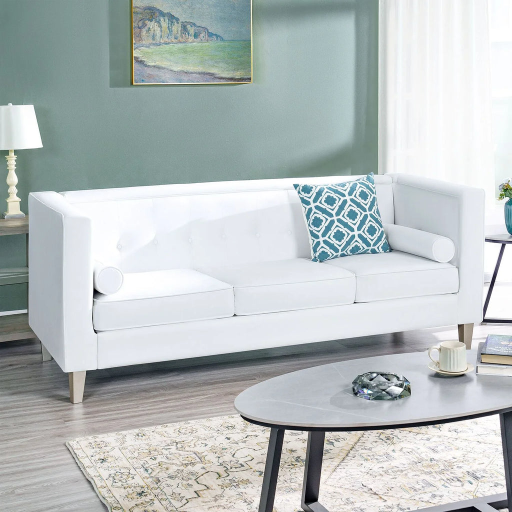 White Sofa F1497