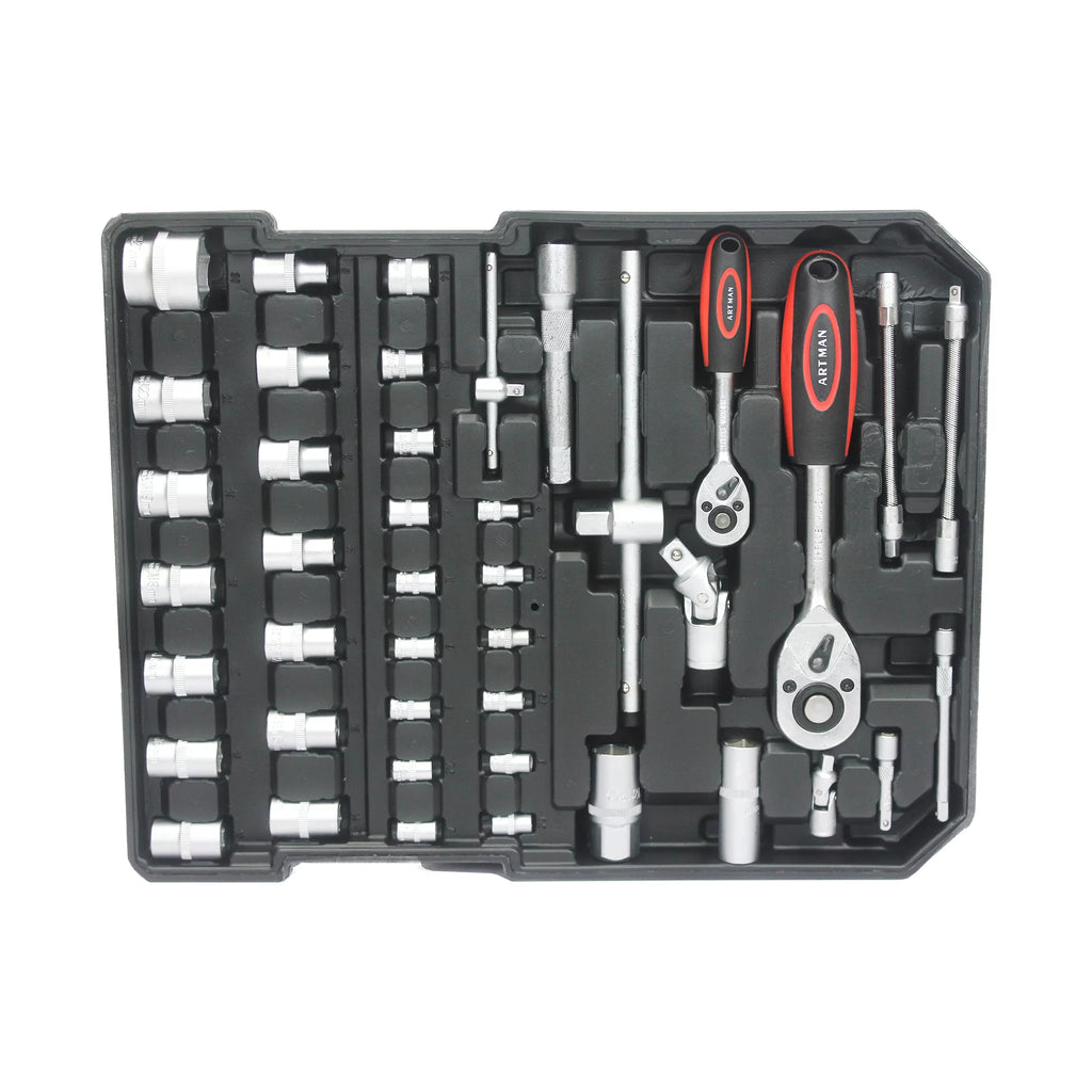 White 4 Layers Rolling Tool Box Set I15428