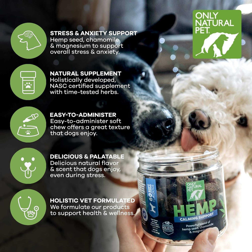 Hemp Calming Support Soft Dog Chews U124