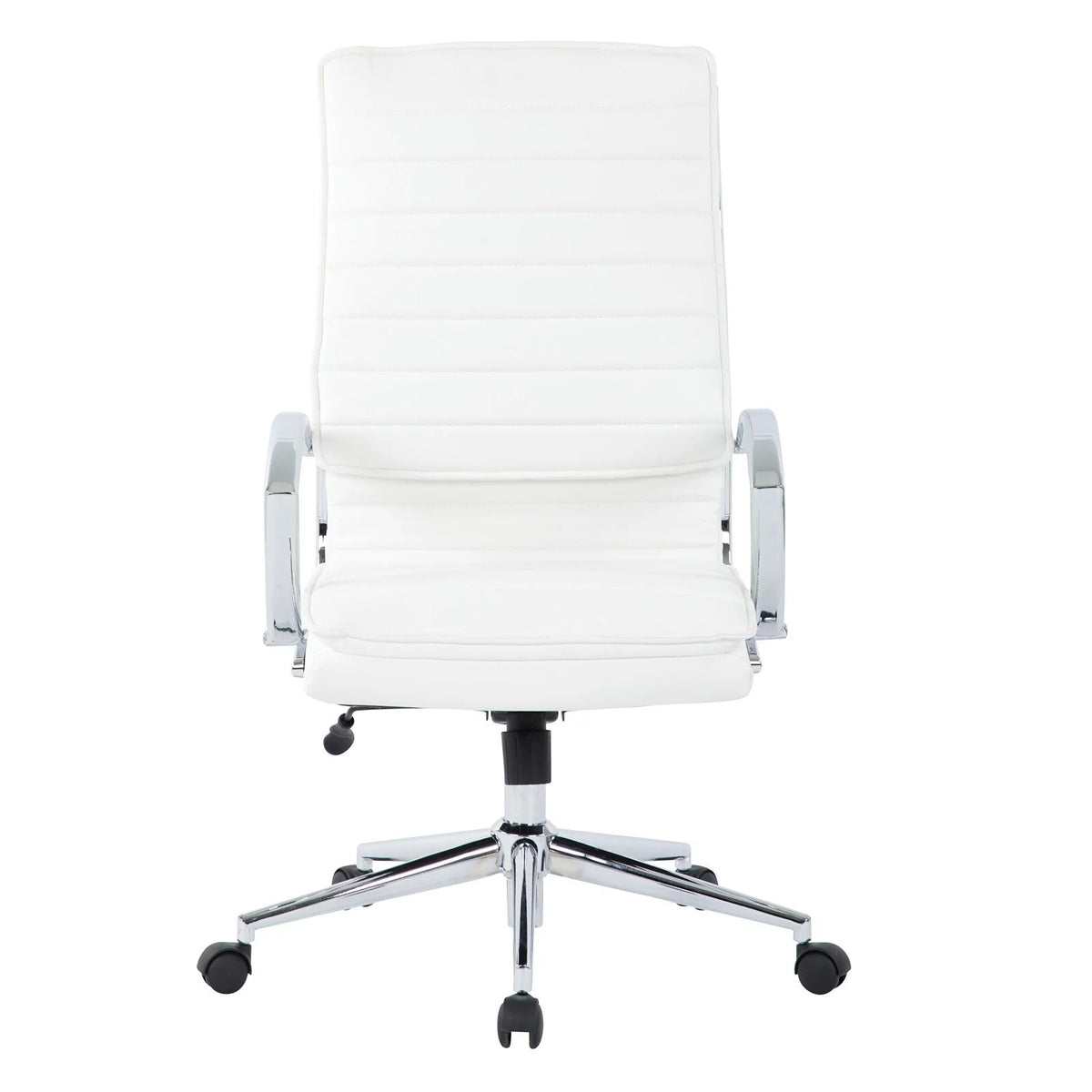 White Faux Leather High Back Manager's Chair Y50970