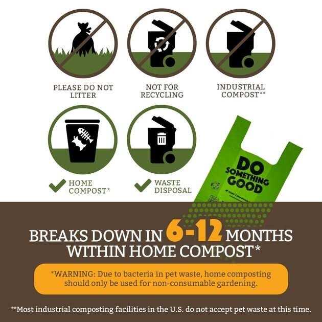 Poop Bags Dog Waste Bags Unscented R5815