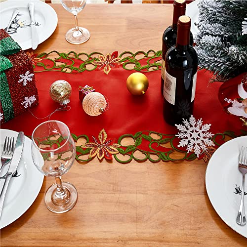 Embroidered Christmas Table Runner 15x69 Inch G994311