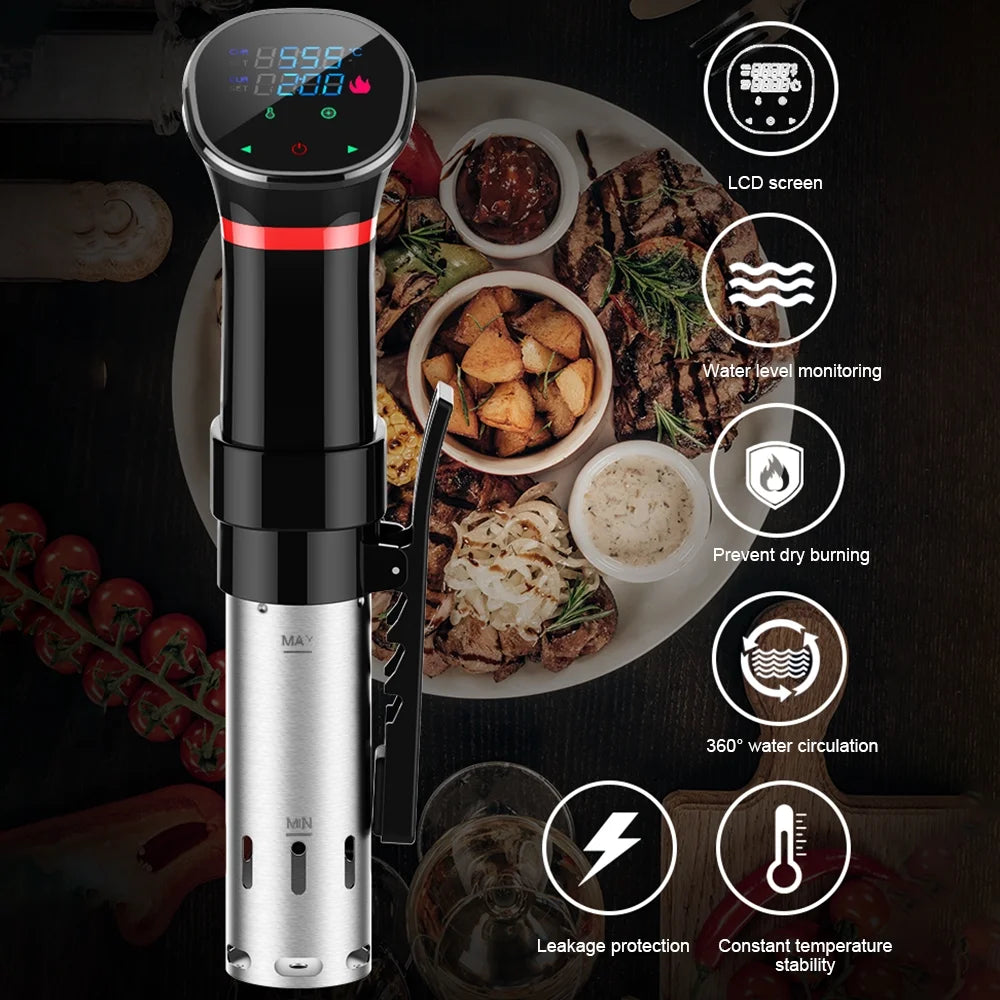 Waterproof LCD Sous Vide Cooker O3506
