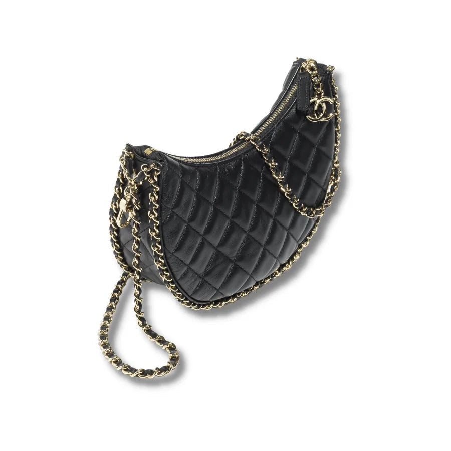 Black Small Hobo Bag P28992