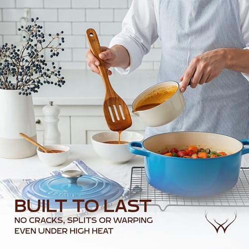 Wooden Spoons and Spatulas 6-Piece Non-Stick Cookware Z396195