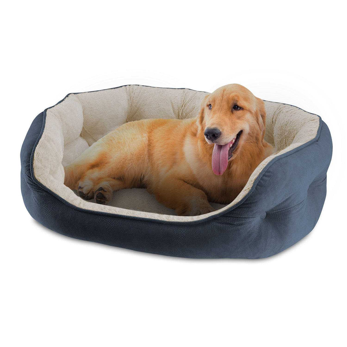 Oval Round Cuddler Pet Dog Bed X173