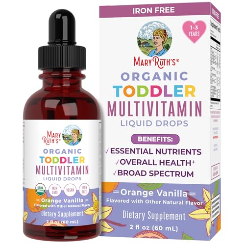 USDA Organic Sugar Free Liquid Drops Multivitamin & Multimineral T848369