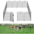 48" H x 21' L Rustproof Metal Garden Fence Panel B639