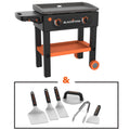 Toy Griddle Play Set with Plastic Cooking Utensils, 7-Piece E354