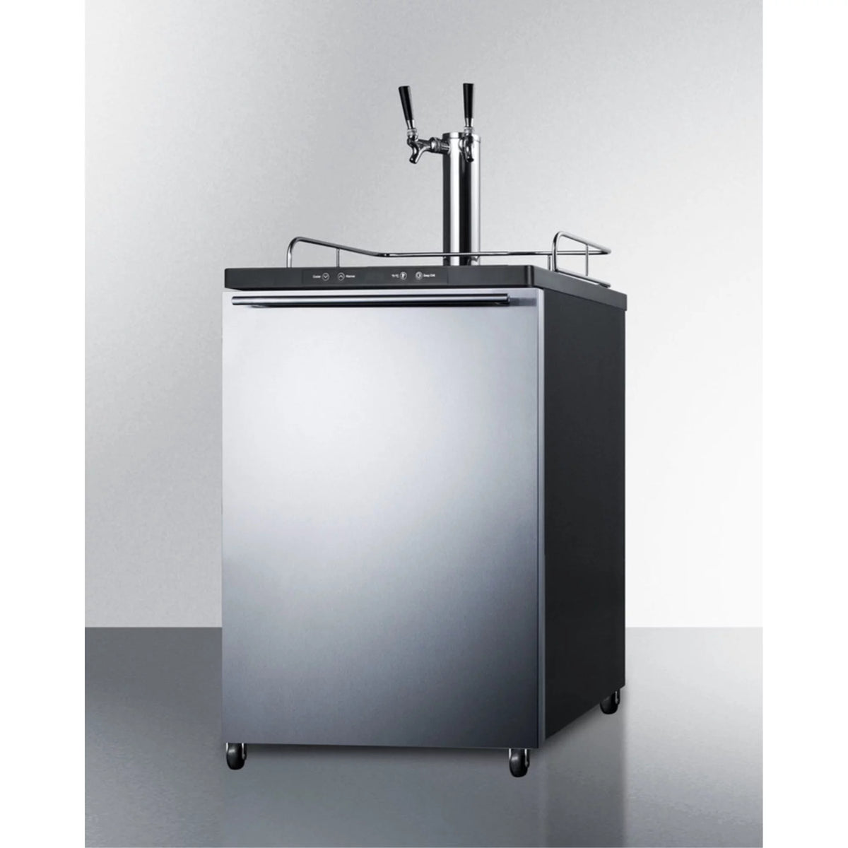 Built-in Beer Dispenser with Digital Thermostat and Dual Tap System Z510