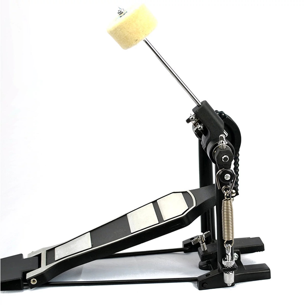 Drum Set Pedal with Drum Wool Beater X41005