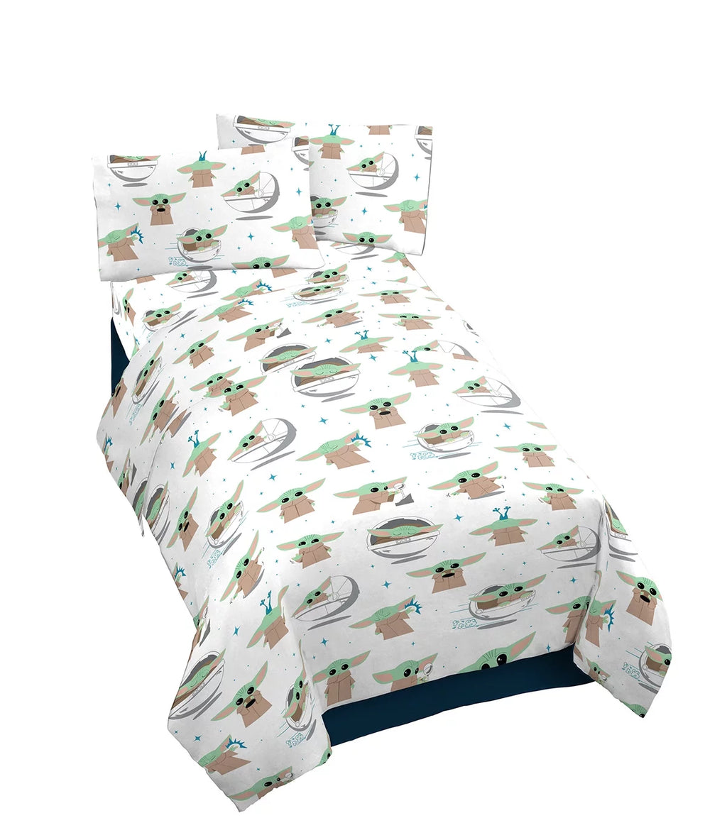 White Twin Microfiber Bed-in-a-Bag L505