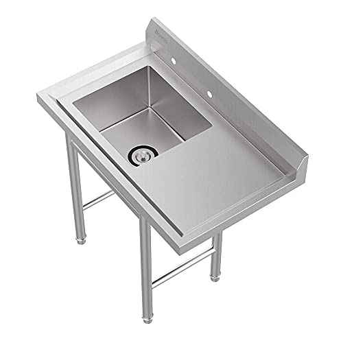304 Stainless Steel Utility Sink with Drainboard K993