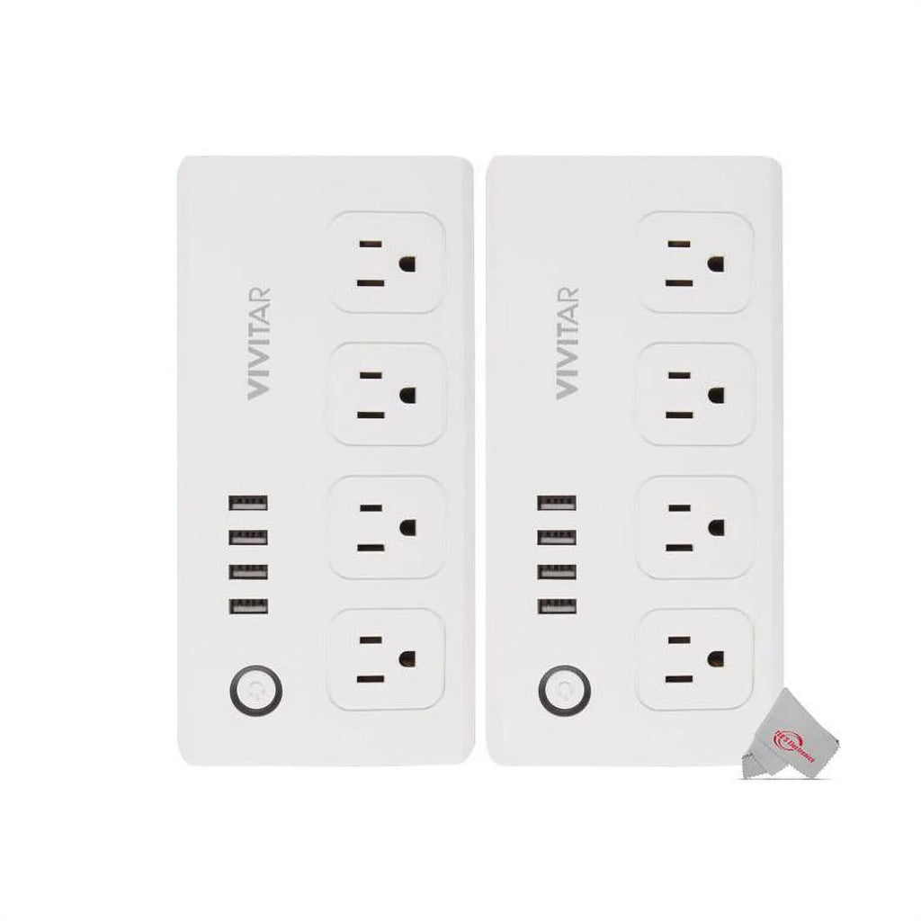 Smart Plug Power Strip 4 Wi-Fi Outlets 4 USB Ports M256