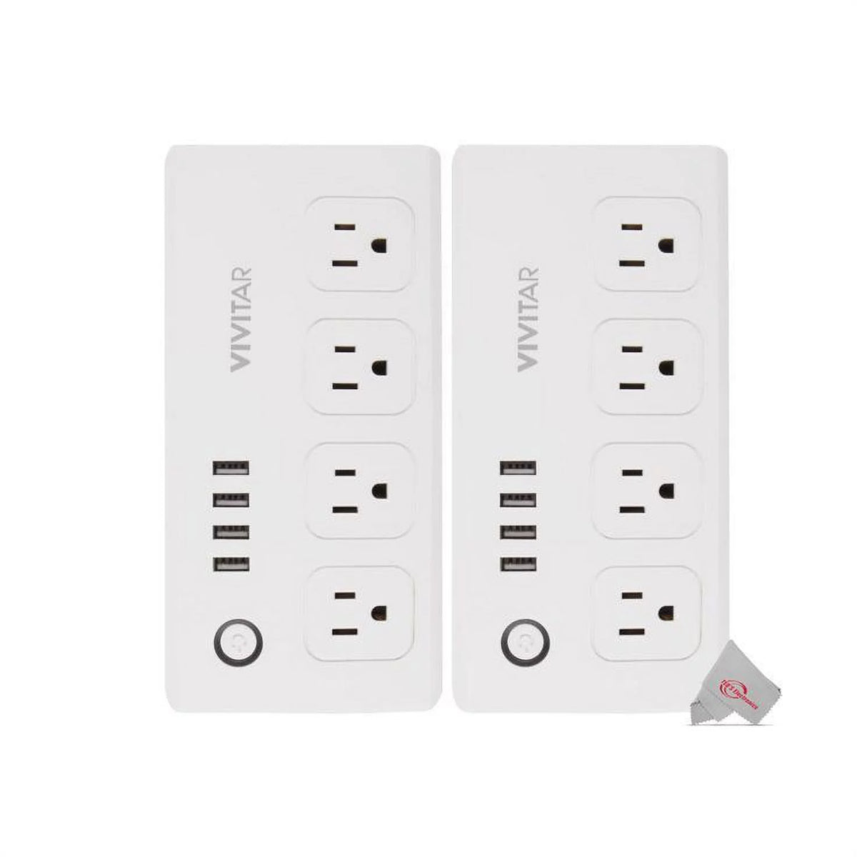 Smart Plug Power Strip 4 Wi-Fi Outlets 4 USB Ports M256