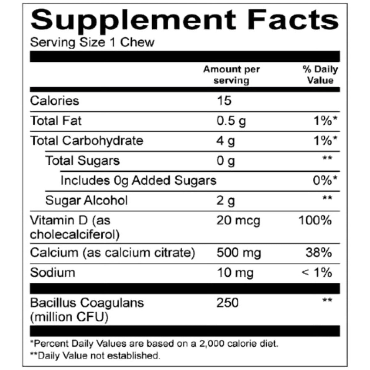 Bariatric Multivitamin Capsules 1-Month Supply with Iron and Calcium Citrate Soft Chews V1841
