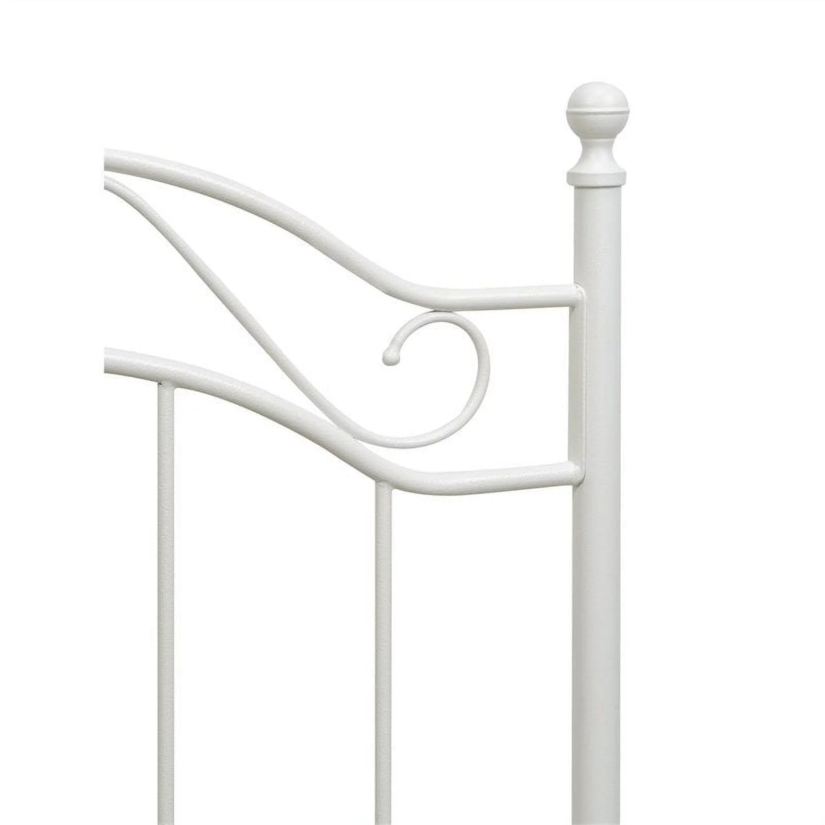 White Twin Metal Bed A607