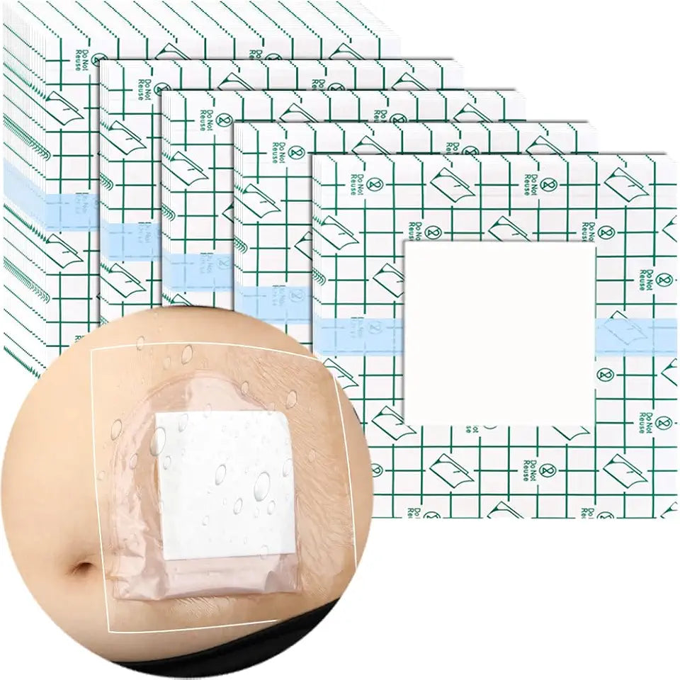 Waterproof Ostomy Shower Cover 8"x8" 25 Pcs J138608