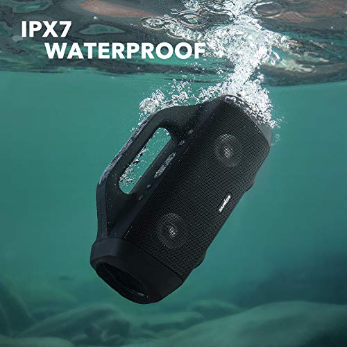 Waterproof Bluetooth Speaker with Titanium Drivers, IPX7, 24H Playtime Q967101