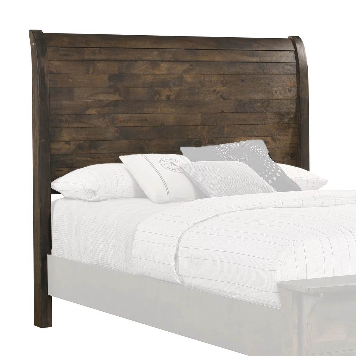 Brown Wooden Headboard I6803