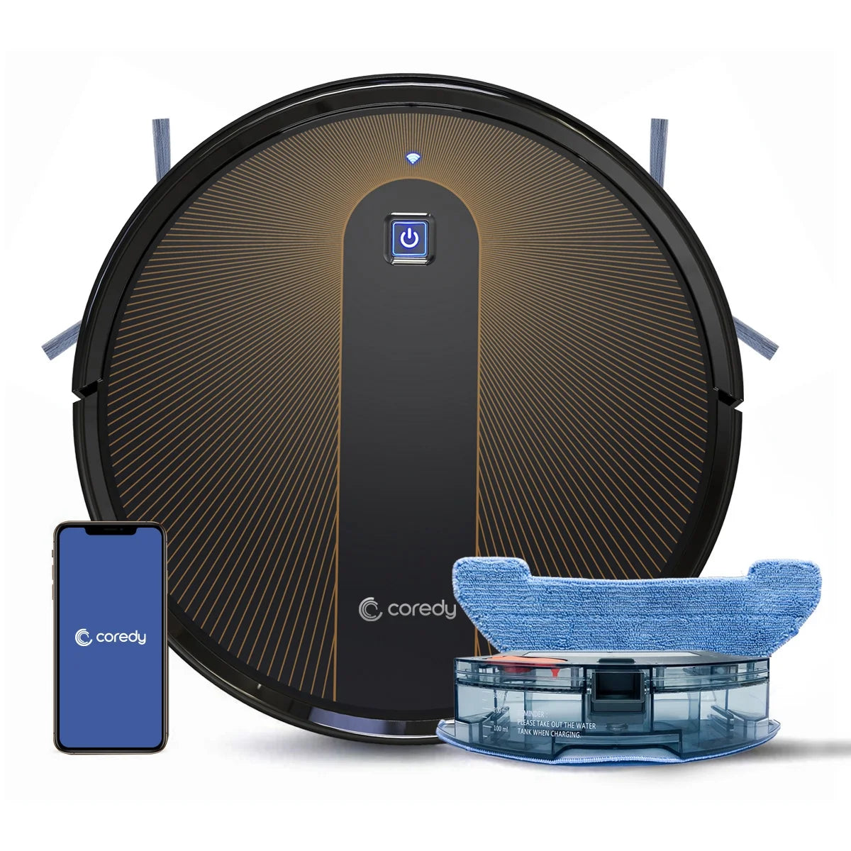 Robot Vacuum Cleaner and Mop 2200Pa Suction X482