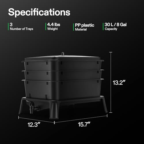 5-Layer 50L Worm Compost Bin H30291