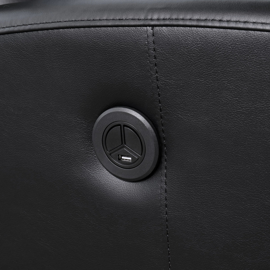 Black Power Recliner with USB Charger T339541